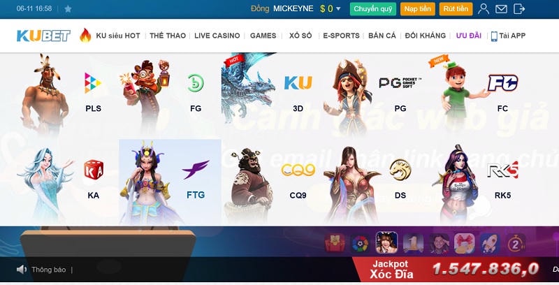 Trải nghiệm người chơi FTG kubet – “đỉnh cao” từ giao diện đến vận hành