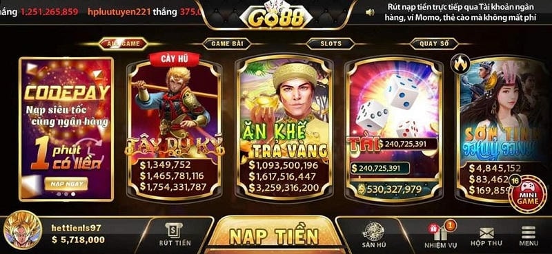 Go88 – Cổng Game Nổ Hũ Hàng Đầu Việt Nam